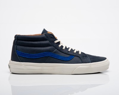 vans sk8 mid navy blue