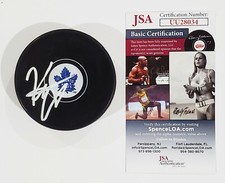 NELK BOYS KYLE FORGEARD SIGNED TORONTO MAPLE LEAFS PUCK W JSA CERT FULL SEND 