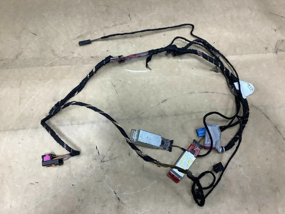 Volkswagen Touareg 2005 7L conductor delantero izquierdo cableado arnés cable fabricante de equipos originales+ Foto 2 de 4