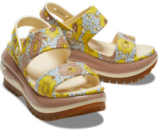 Crocs Classic Mega Crush Retro Floral Sandals...