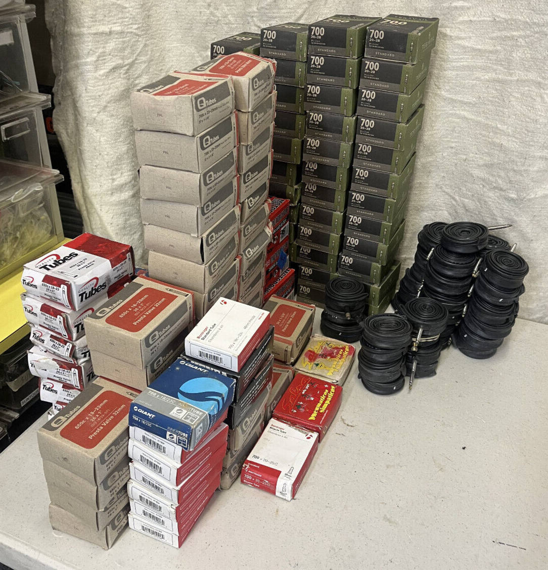 High-Quality NOS Bicycle Tubes Presta Shrader 700c 24 650c New Open Box