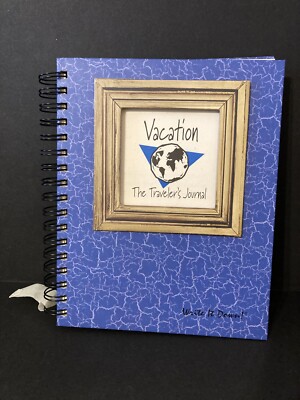 Write It Down Vacation The Traveler's Journal, Full-size 7.5''x 9'' - Blue