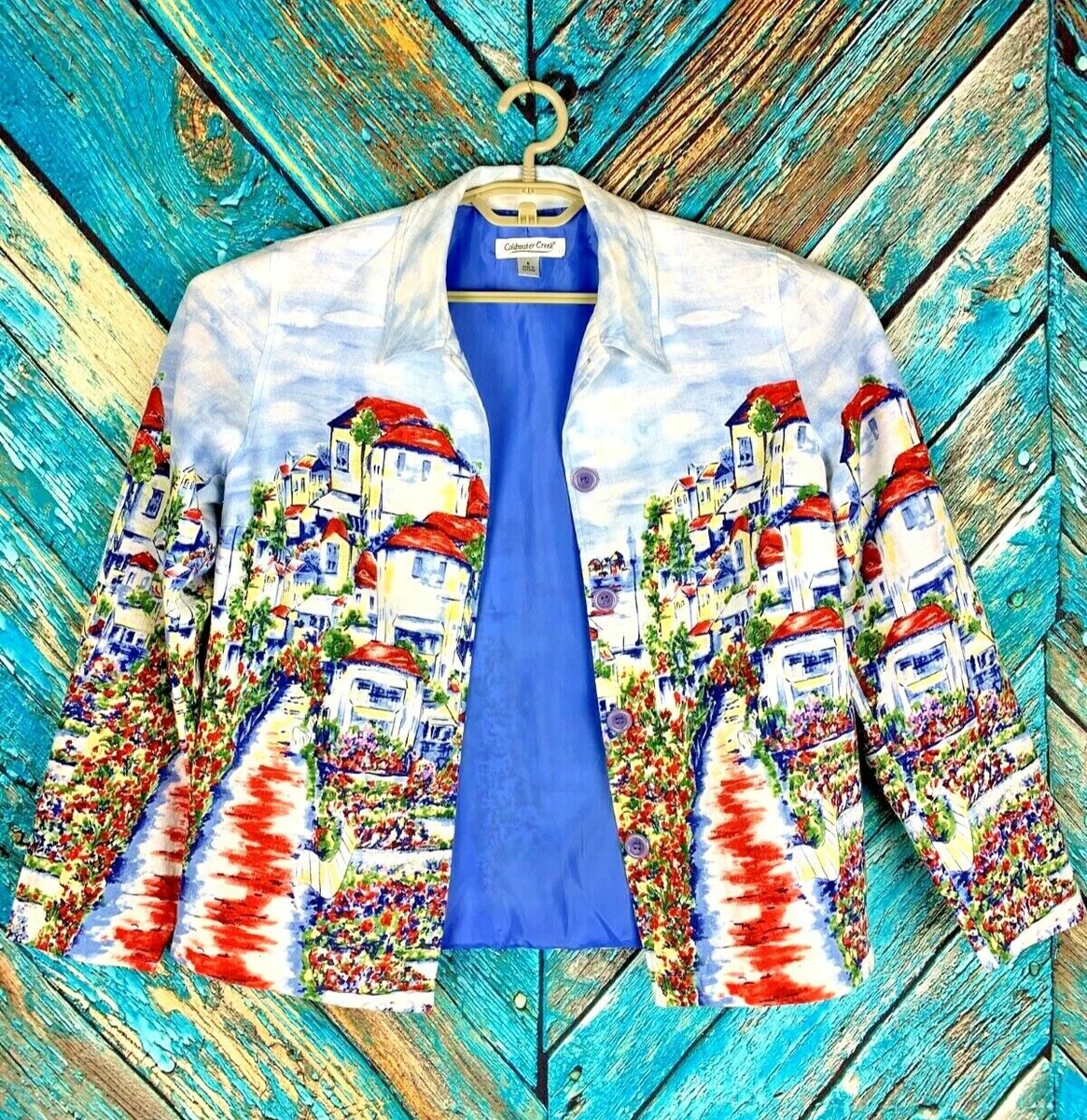 Coldwater creek linen jacket cheap