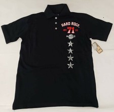 NEW Hard Rock Cafe Men's Navy Blue Star Location Berlin Classic Fit Polo Shirt
