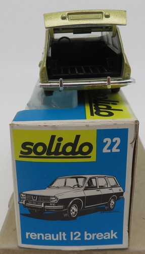 SOLIDO MADE FRANCE 1975 RENAULT 12 BREAK 1972/1975 VERT CLAIR DORE 1/43 #22a BOX - Bild 5 von 12