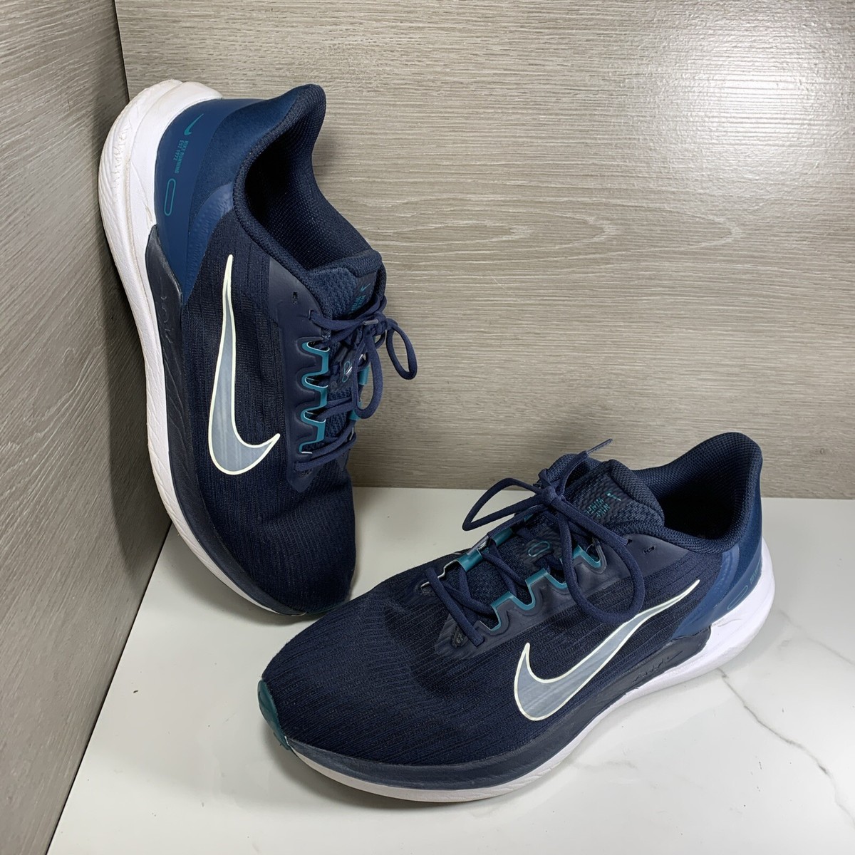 New Men’s Size 12 - Nike Air Winflo 9 Obsidian Valerian Blue DD6203 401 New Nike Air Winflo 9 Obsidian Valerian Blue | Mercari main image 2