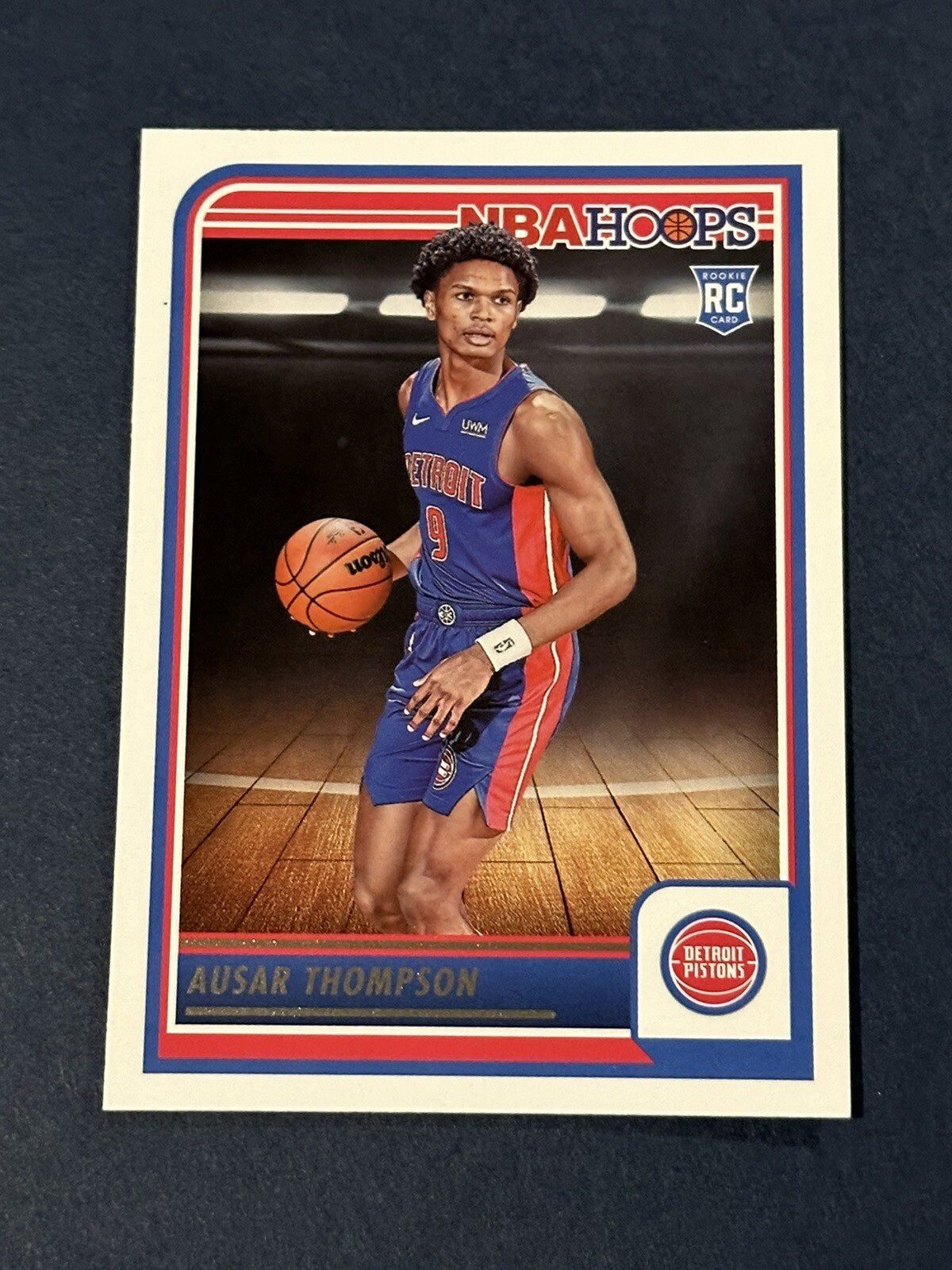 2023-24 Panini NBA Hoops Ausar Thompson Rookie #255 Detroit Pistons RC (D)