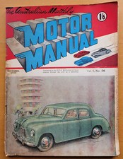 AUSTRALIAN MOTOR MANUAL November 1950 Vol 5 # 56