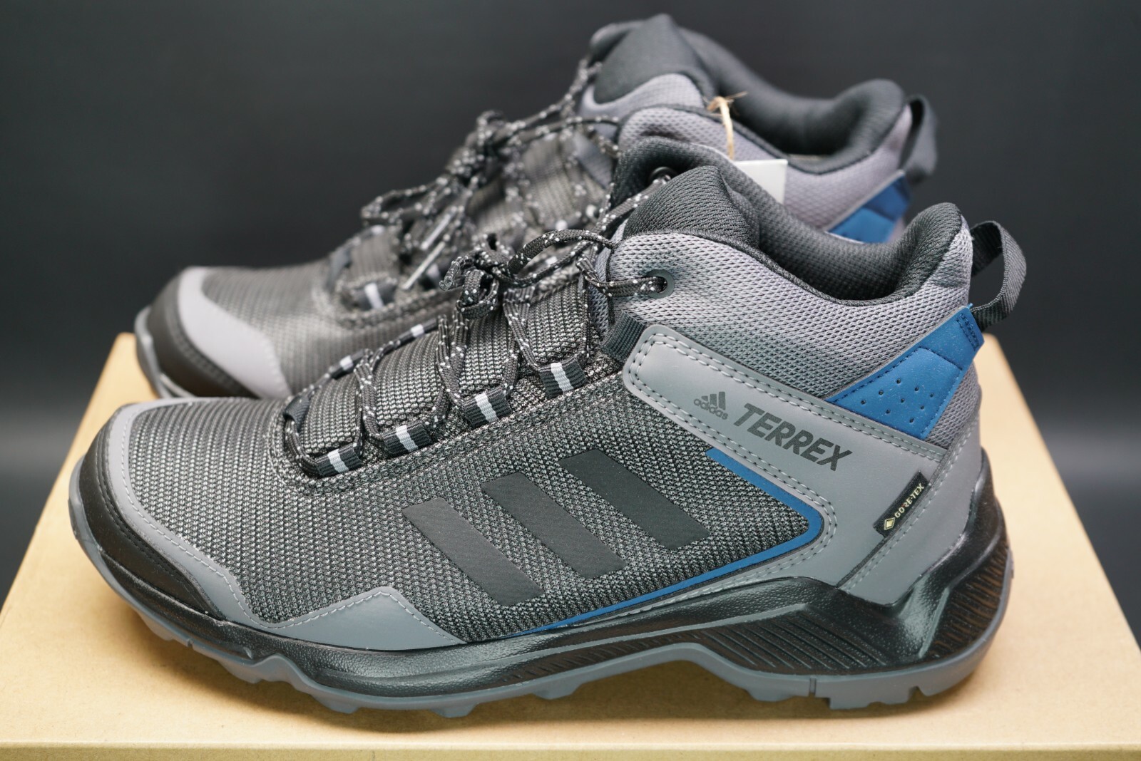 Adidas Terrex Eastrail Mid Gore-Tex Hiking Shoes F36759 Grey Black Size UK  7.5 | eBay