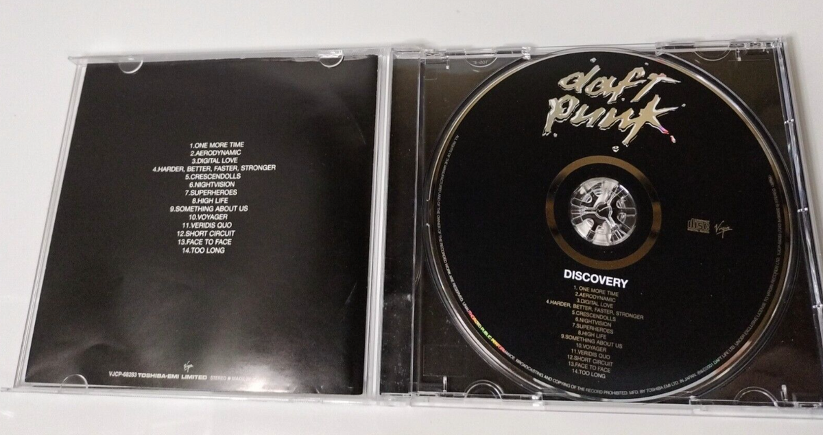 Daft Punk Discovery Limited Japan 2001 Art work Leiji