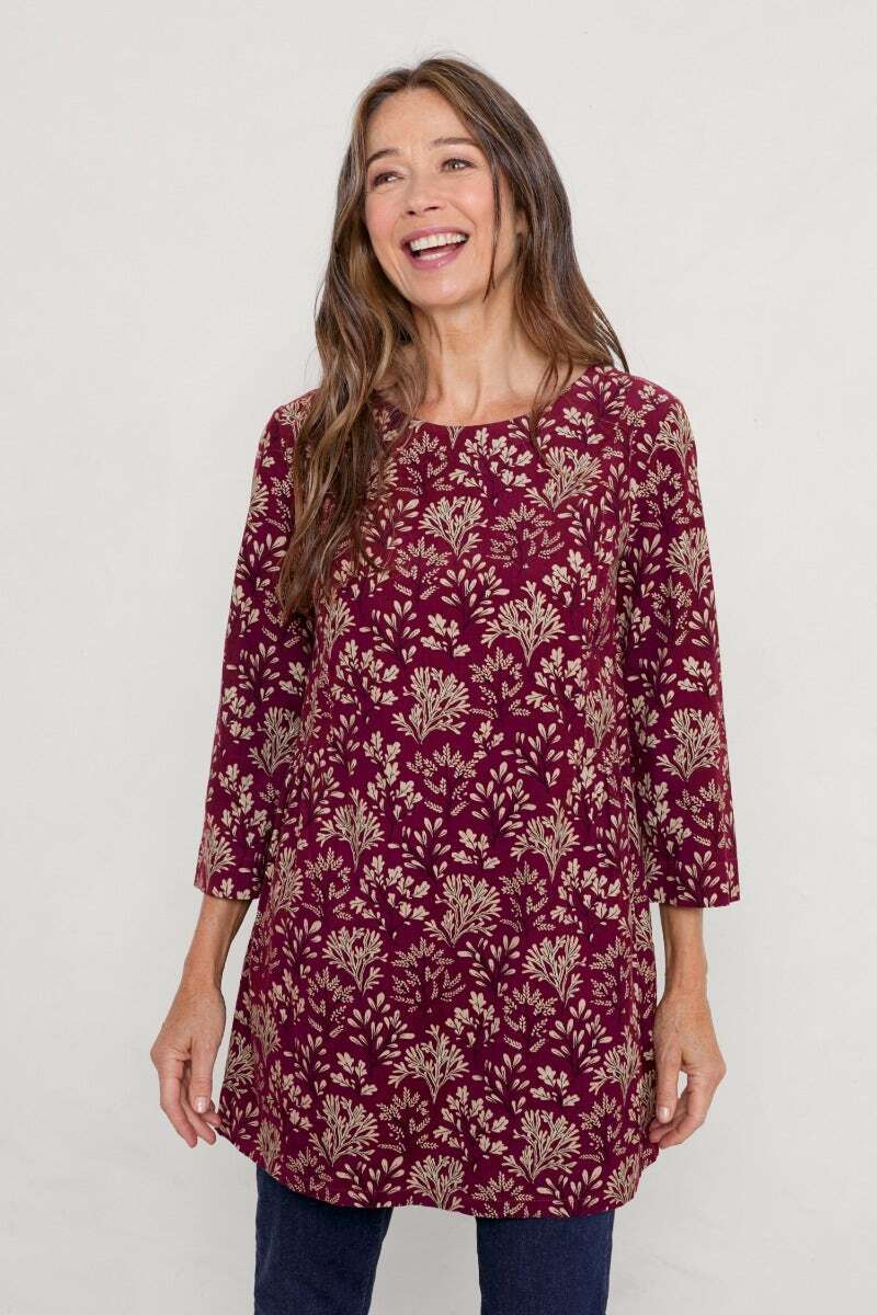 Seasalt Women's Tunic pink Sea Series Needlecord Tunic Regular