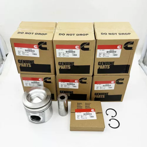 6 Pack Piston & Piston Rings Kit Fits For 07-19 Dodge Ram 6.7 Cummins 4955520 - Picture 1 of 9