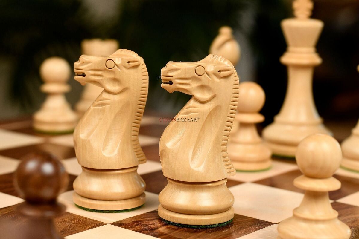 Buy Grandmaster Staunton Chess Pieces Set in 3.75 King