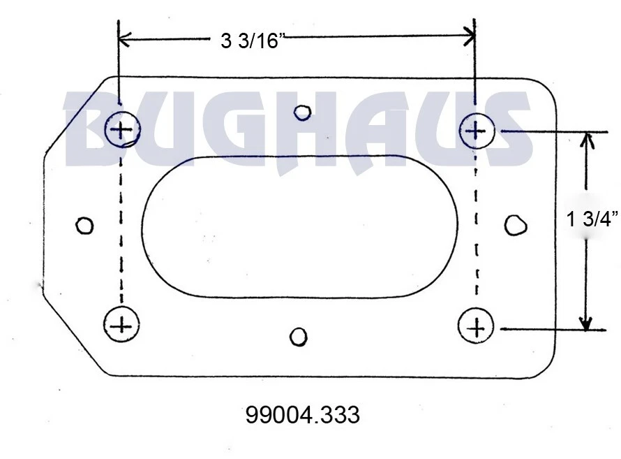 Kit adaptador de carburador Weber DGV para 72-82 Ford Courier 1800/2300cc - FRETE GRÁTIS! - Imagem 2 de 2