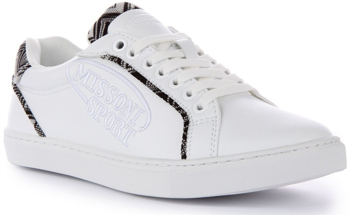 MISSONI Shmistac Irredist Logo Stancap Baskets à Lacets Blanc