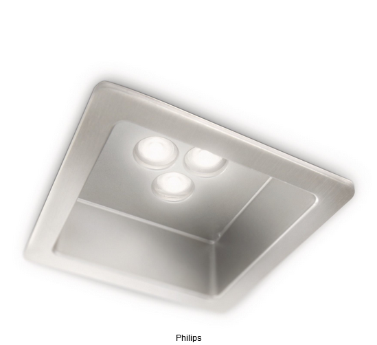Philips InStyle Recessed Matt Chrome IP65 1x7.5w High Power LED