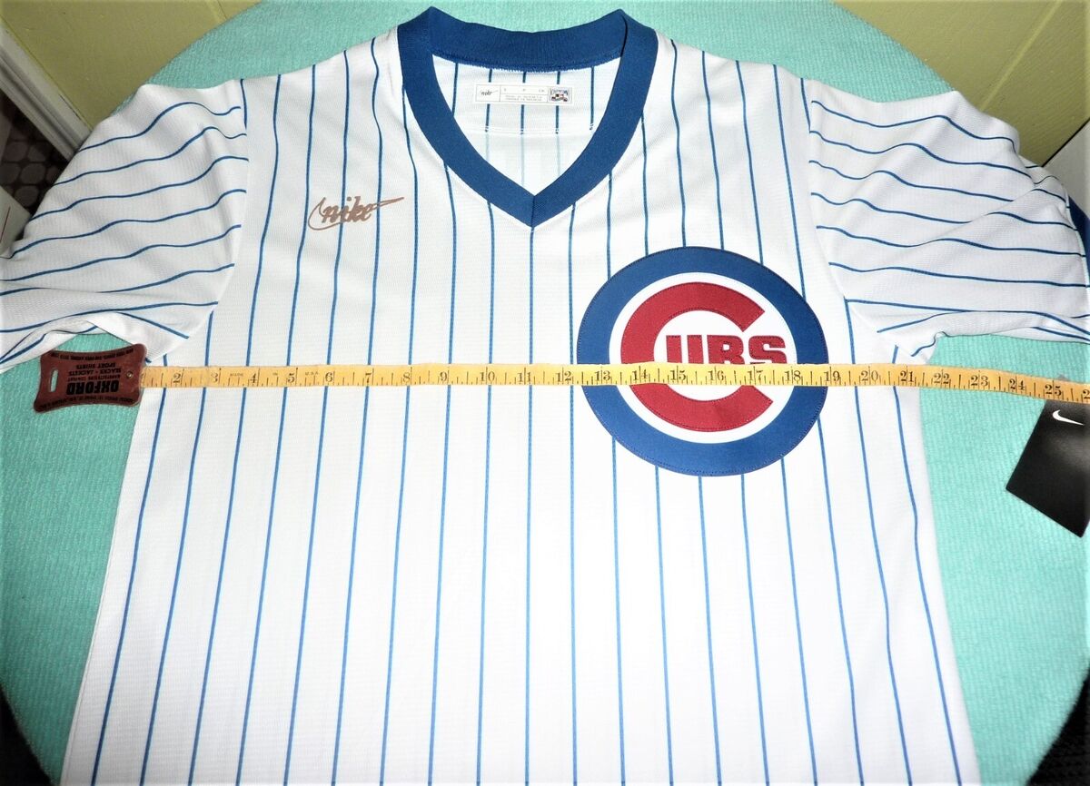New MLB Chicago Cubs Ernie Banks Nike Cooperstown Collection Replica Team  Jersey