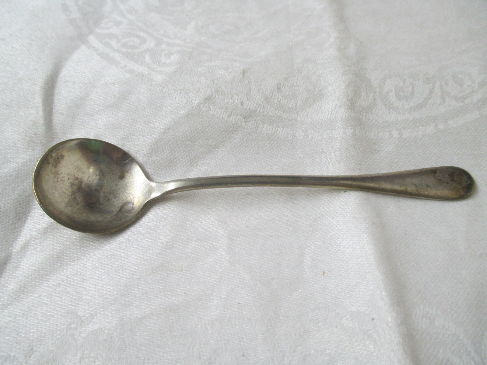Antique Gilchrist Silver plate Condiment Mustard Spoon eBay
