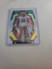 2022 Panini Select Green And Yellow Die Cut Phidarian Mathis #200 Rc Premier Lvl