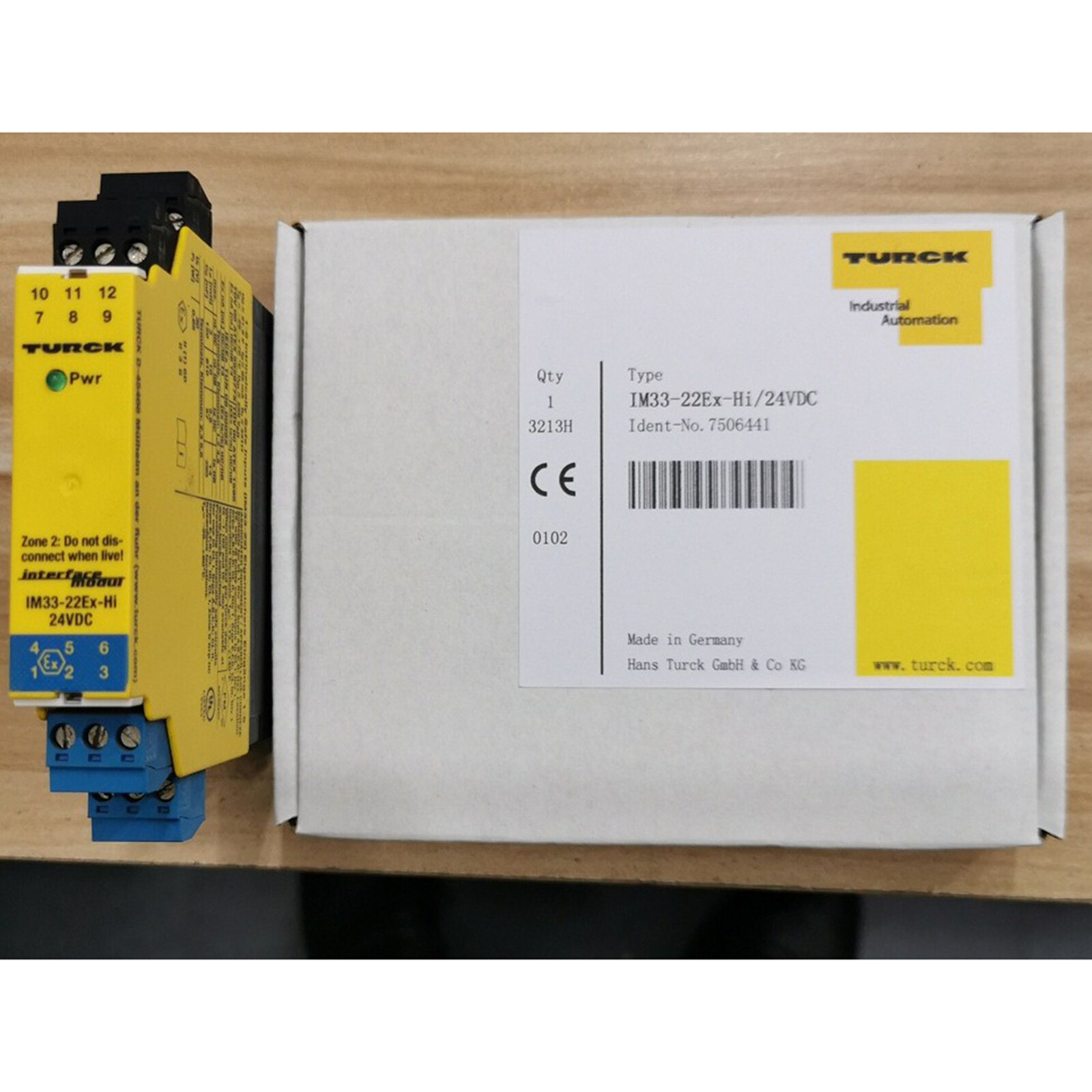 1PC NEW TURCK IM33-22Ex-Hi/24VDC safety barrier in box Free shipping