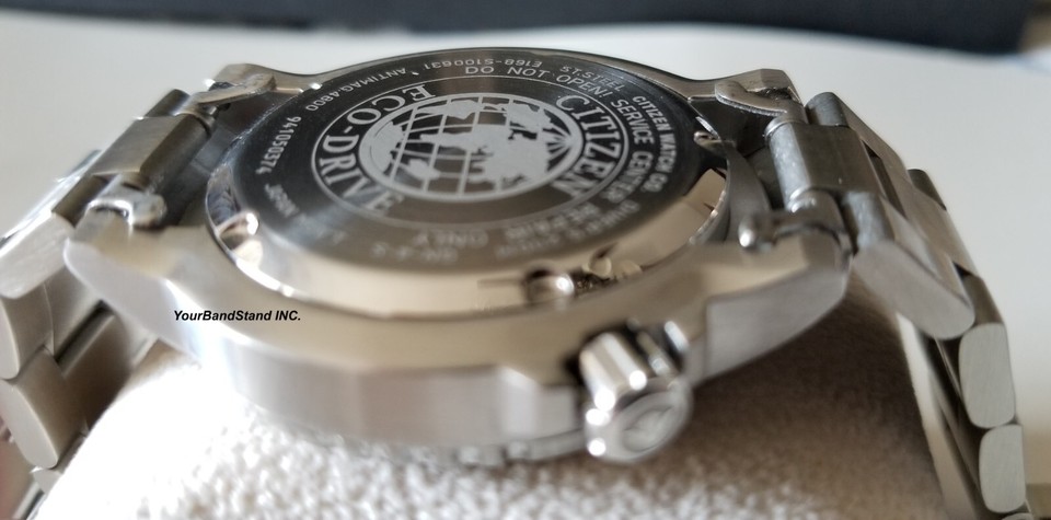 CITIZEN PEZZO DI Ricambio Lunetta Acciaio Inox Color Argento Nero - Foto 9