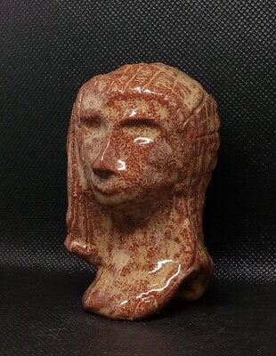''Ice Age Queen-1'' - Expensive Original Clay Sculpture. Hand made and glazed.