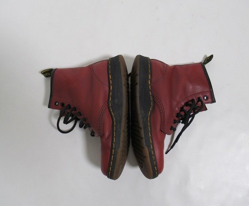 Dr Martens 1460 Newton Leather DM\u0026#039;s Lite Boots Cherry Red Size 4 US M  / 5 US L | eBay