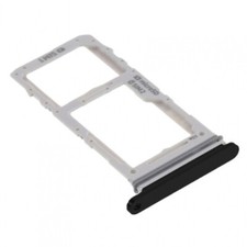 Sim Tray For Samsung Galaxy Note 10 Plus  2 Sim Card Adapter Black