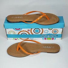 NEW Flip Flops Cute Slipper Comfortable Flat Shoes NEW Orange Sandal FREE SHIP