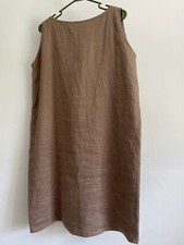 VTG Zoran Shift Dress 100% Linen Women