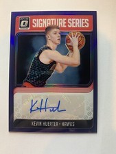 Kevin Huerter - 2018/19 Donruss Optic Signature Series Purple Autograph Auto