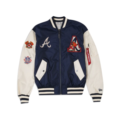 Atlanta Braves New Era Alpha Industries MA-1 Bomber Reversible 