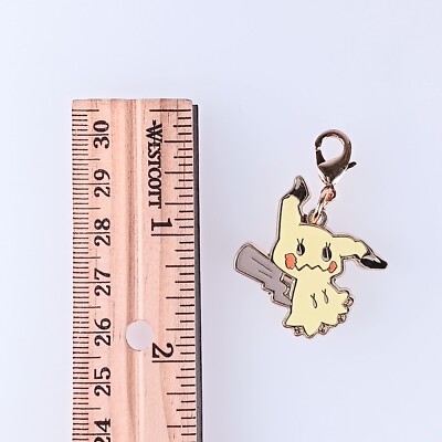 Mimikyu Pokemon Love Its'Demo Gold Metal Keychain Nintendo From