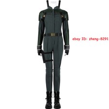 Thunderbolts* Yelena Belova Costume Outfit Black Widow Cosplay Jumpsuit Bodysuit