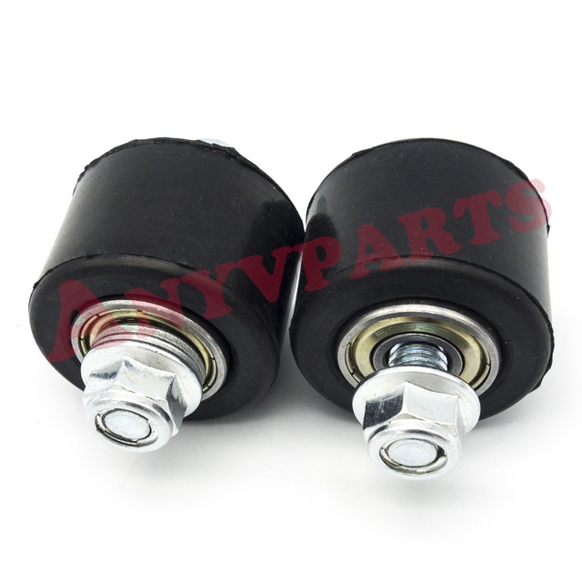 Black Chain Roller Guide Set Lower For Yamaha YFZ 350 Banshee 8706 20