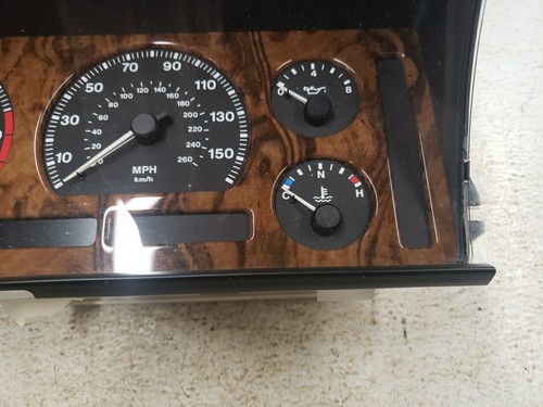 1993 1994 Jaguar XJ6 Center Speedometer Gauge Cluster DPP1026 OEM Remanufactured - Picture 7 of 14