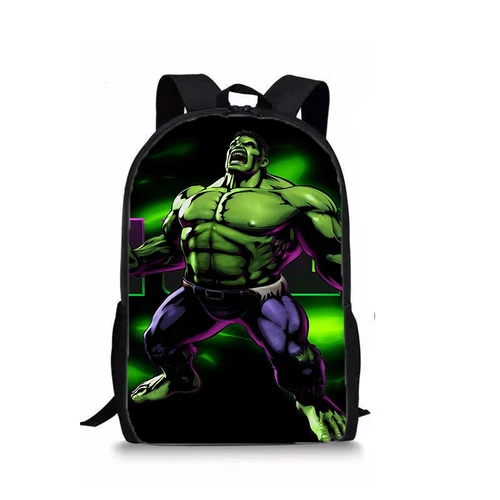 Hulk Superhero Students Backpack, School Shoulder Bag, Back To School Gift