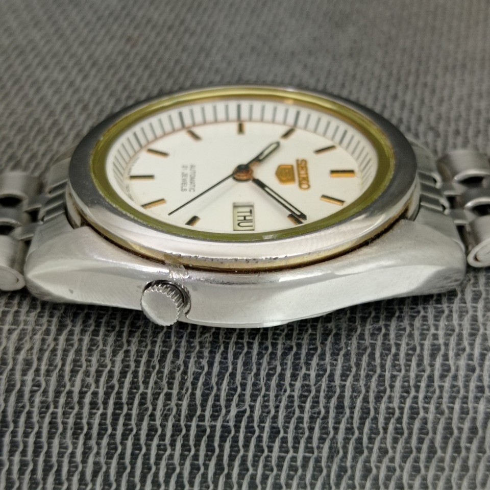 GENUINE VINTAGE SEIKO 5 AUTOMATIC 7S26A JAPAN MENS ORIGINAL DIAL WATCH ...