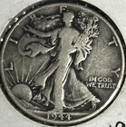 1944 Liberty Walking Half Dollar 50C Silver Coin Circulated