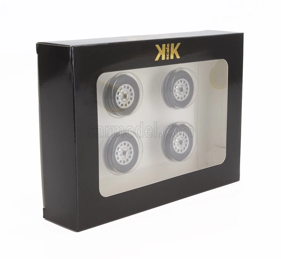 MODELLISMO AUTO STATICO KK SCALE ACCESSORI SET 4X RUOTE CERCHI PER VW SCIROCCO - Immagine 2 di 2