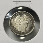 1892 P Silver Barber Dime Au Coin