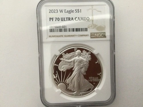 2020 S Proof American Silver Eagle NGC PF70 Ultra Cameo
