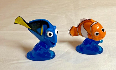 Disney Pixar 1.5'' Micro Figures - Finding Nemo - Nemo & Dory - 2019 Mattel