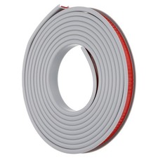9.8Ft U-Shape Edge Banding Furniture Edge Protector Grey 12mm/0.47"