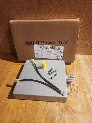 New Cooper Lighting Halo Power-Trac current guard silver LC901SL LC901 SL 120V