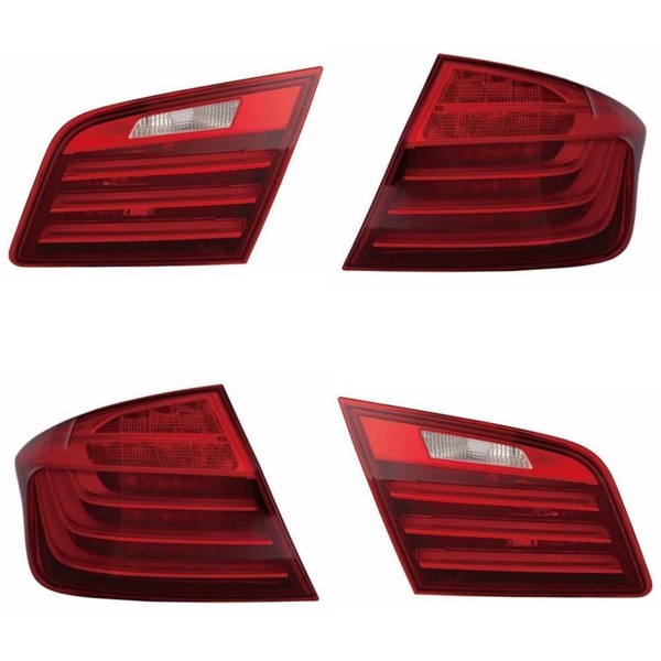 Heckleuchten RüCkleuchten Set Innen Und AußEn Links + Rechts LED FüR BMW 5Er-image