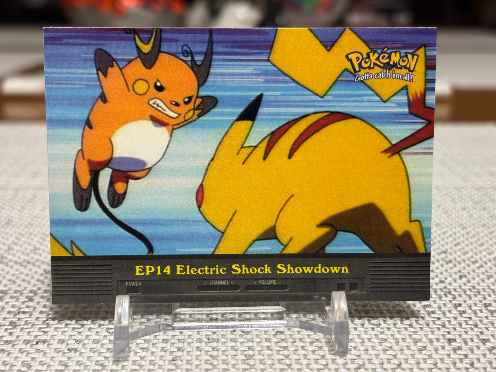 2000 Topps Pokemon Series 2 #EP14 (Electric Shock Showdown) Blue Logo NM