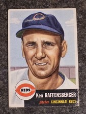 1953 Topps Ken Raffensberger Cincinnati Reds #276 VG+ EX Condition 