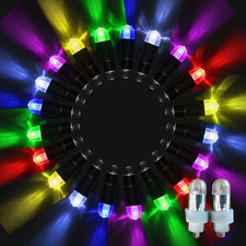 Led Balloon Lights, 20 Pack Multicolor LED Mini Submersible Waterproof Blinking