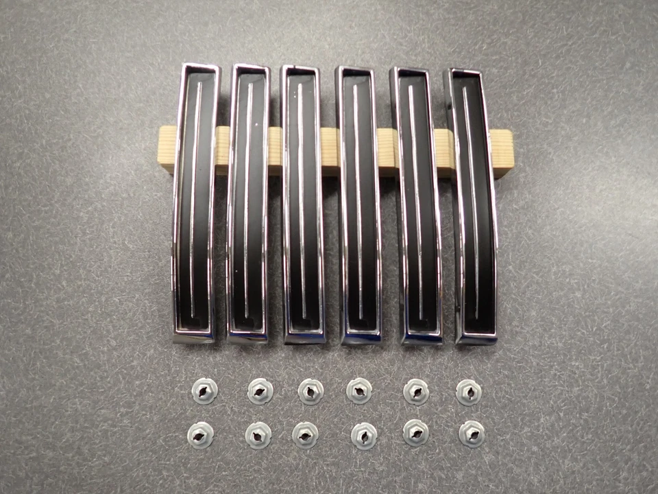 Juego de persianas de guardabarros delantero Buick Wildcat 1969 - 6 conductores 6 pasajeros emblema 69 nuevo Foto 2 de 4